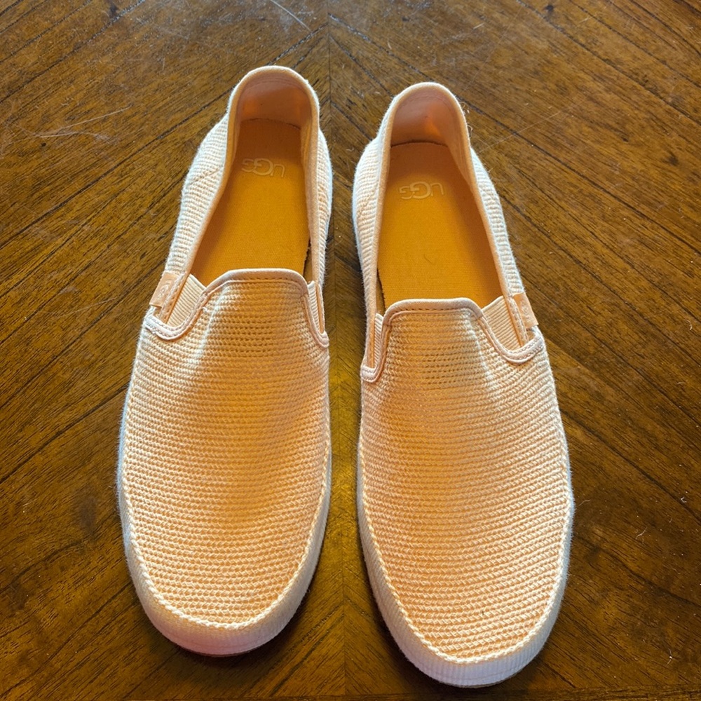 UGG knit slip on canvas shoes